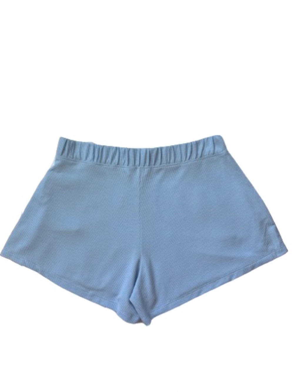 Athleta Wind Down Lounge Sleep Waffle Knit Shorts Blue Size M - Picture 4 of 8